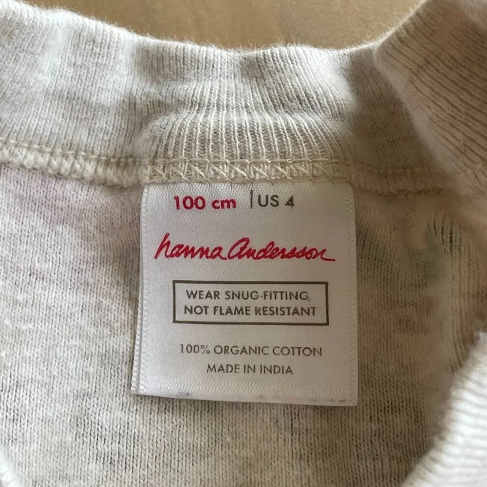 Hanna Andersson Bundle‎ of 3 Organic Cotton Christmas Pajamas - Size 4